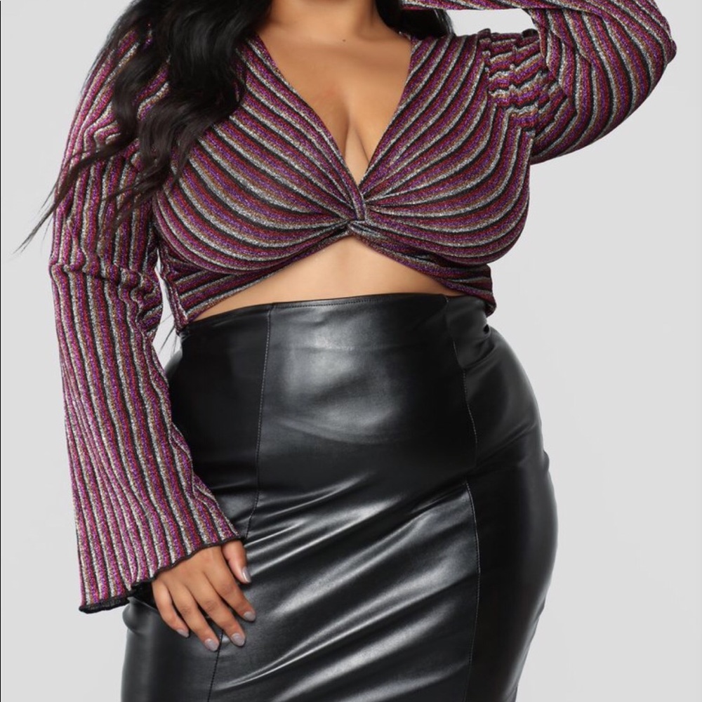 🔥GIRLS NIGHT OUT, Multicolored, Twisted Front Top